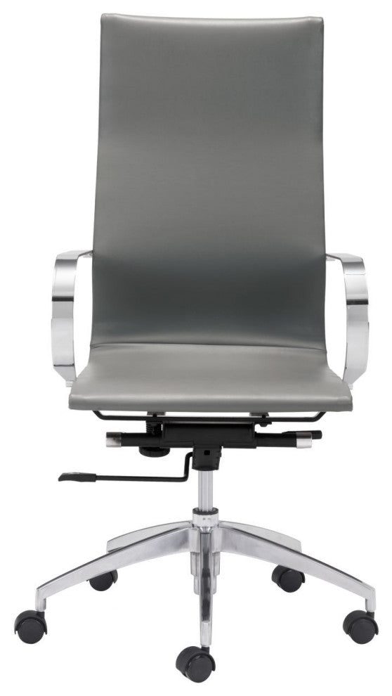 Glider High Back Office Chair Gray