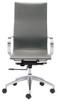 Glider High Back Office Chair Gray