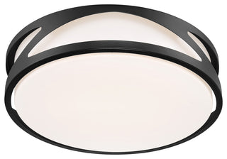 Access Lighting 49990LEDD-ACR Lucia 14"W LED Flush Mount Drum - Black