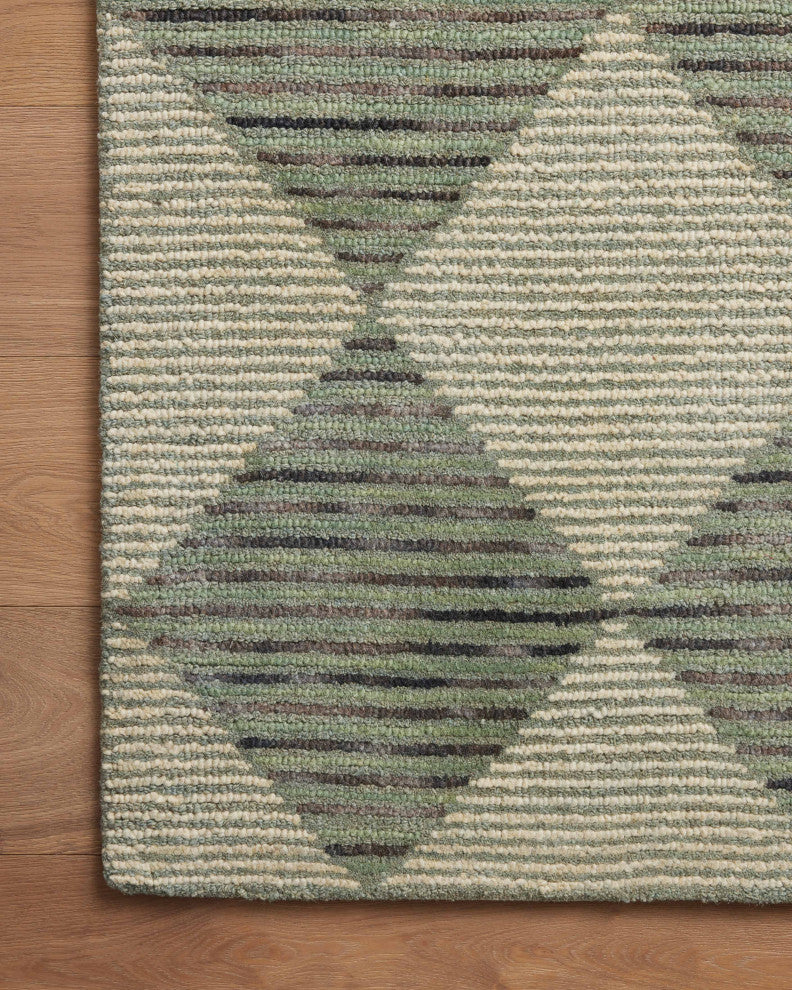 Chris Loves Julia x Loloi Francis Area Rug, Spa / Granite, 11'-6" X 15'