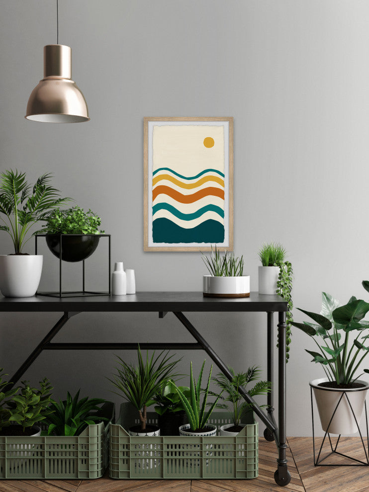 "Borders of Freedom" Framed Painting Print, 30x45