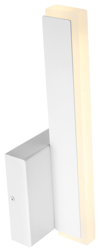 Access Lighting 63161LEDD/ACR Illume 12" Tall LED Wall Sconce - Matte White