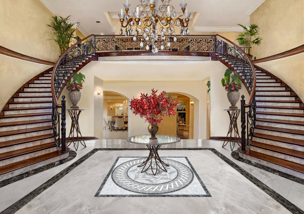 48"x48" Center Piece Porcelain Medallion