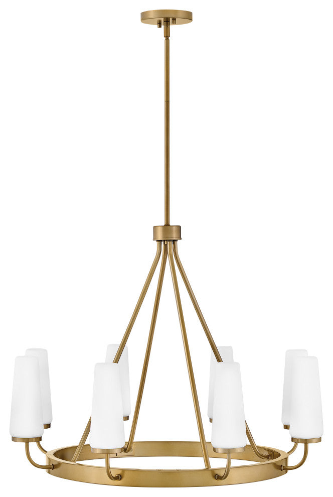 Lark Selma Chandelier, Gold, 32"