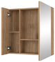 Kenya Medicine Cabinet with Mirror and 4 Interior Shelves, Pine