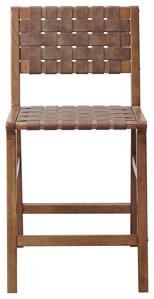 INK+IVY Oslo Accent Chair Counter Stool Dining Chairs, Brown, Counter Stool