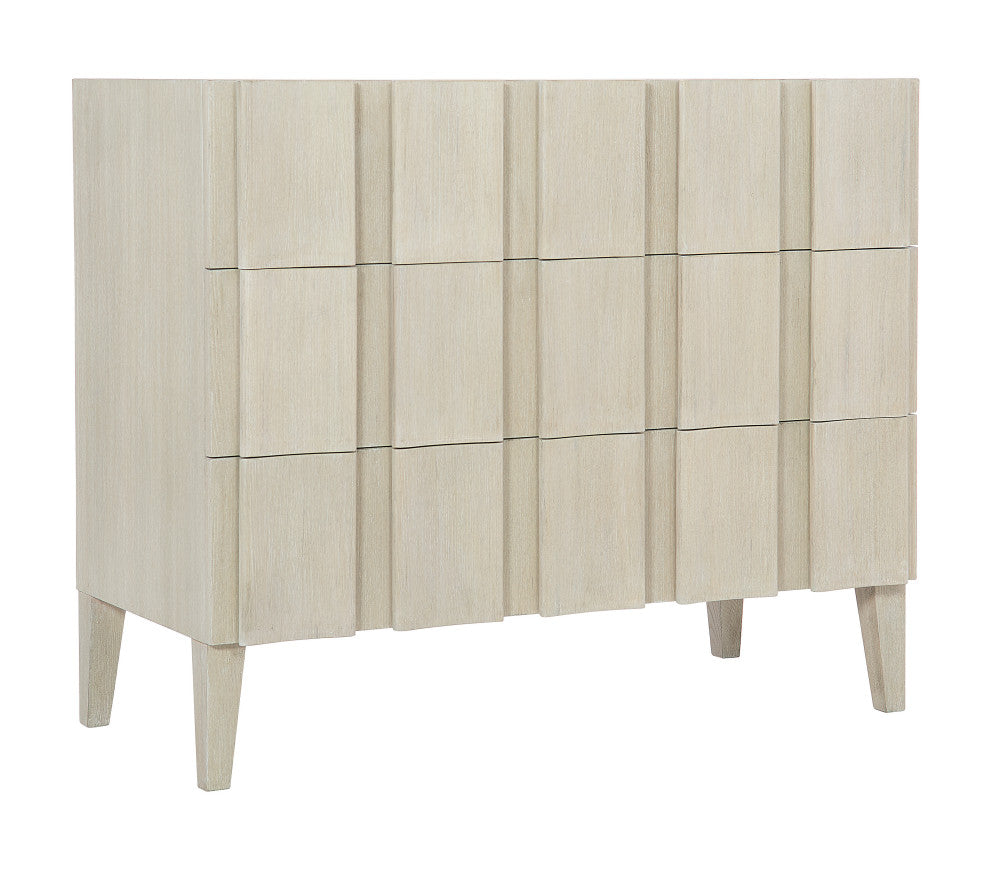 Bernhardt East Hampton Hall Chest, Cerused Linen