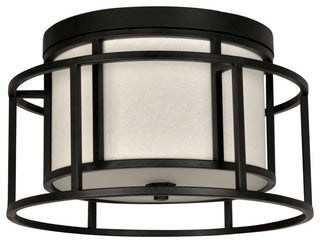 Brian Patrick Flynn - Hulton 2 Light Matte Black Hulton Ceiling Mount