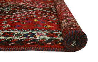 Fine Vintage Distressed Assieh Red Rug