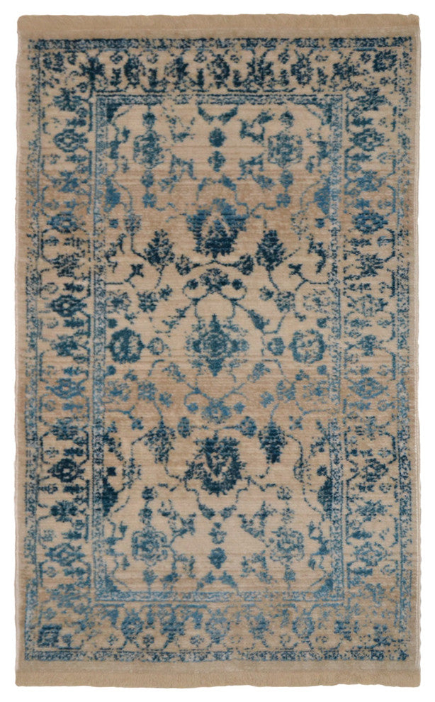 Machine Made Polyester Durable Indoor Outdoor Washable Oriental Pattern Footmat