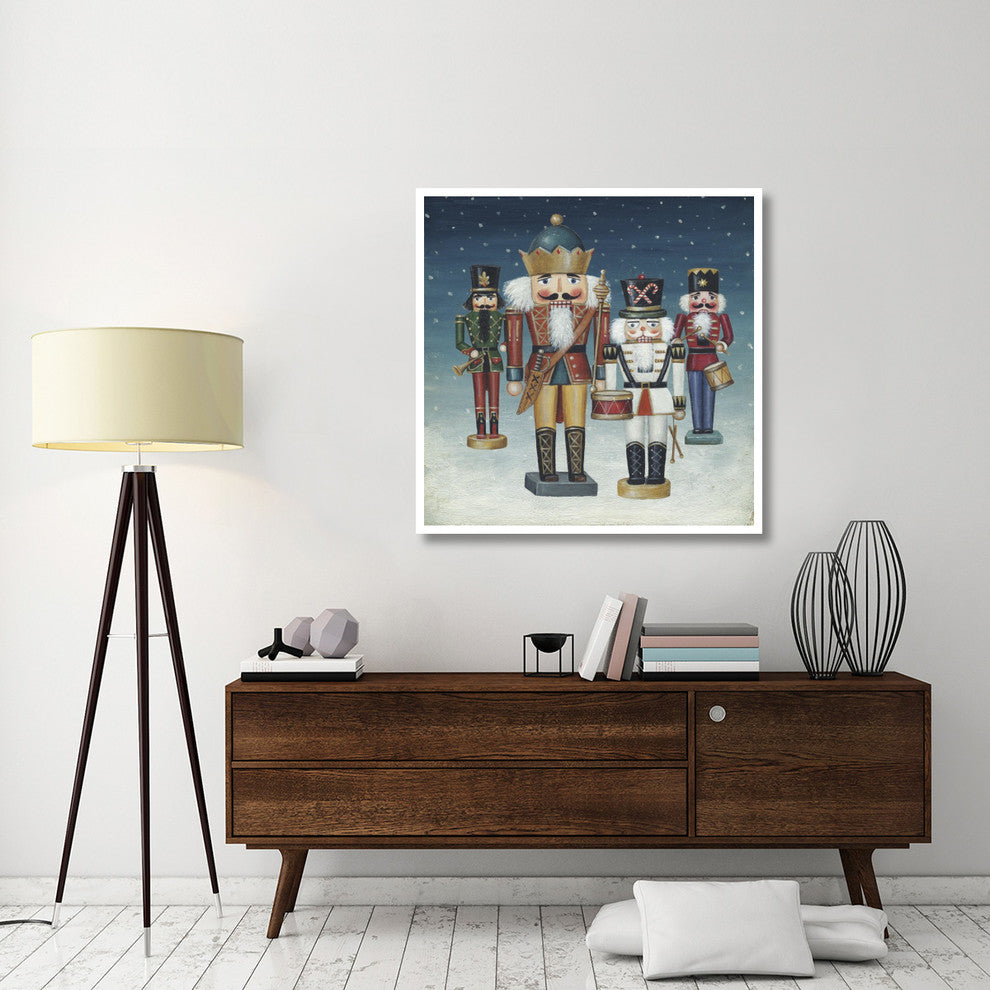 "King Nutcrackers Snow" Digital Paper Print by David Carter Brown, 42"x42"