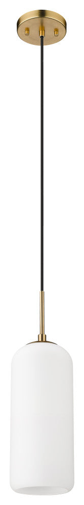 Zlite 732P17-HBR 1-Light Pendant, Matte Opal