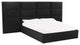 Eliana Black Velvet King Wings, Set of 2