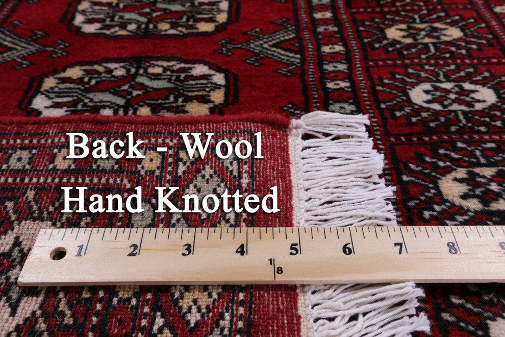 2' 0" X 3' 0" Silky Bokhara Hand Knotted Rug - Q13859