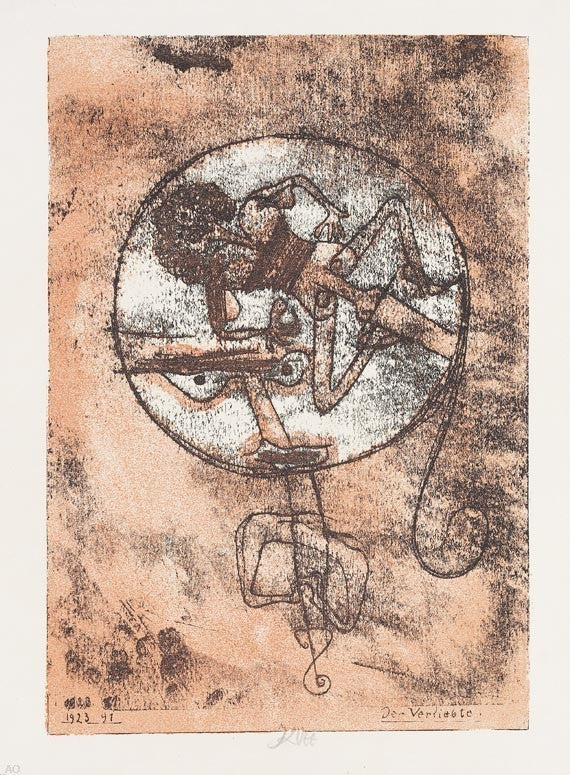 Paul Klee The Lover, 21"x28" Wall Decal