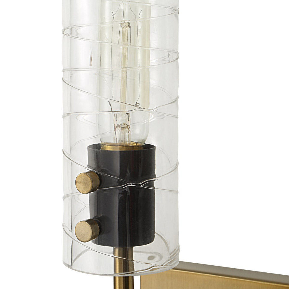 Uttermost Telesto 1-Light Brass Sconce 22553