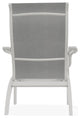 Adirondack Sling Outdoor Adirondack Armchair, Alloy/Snow