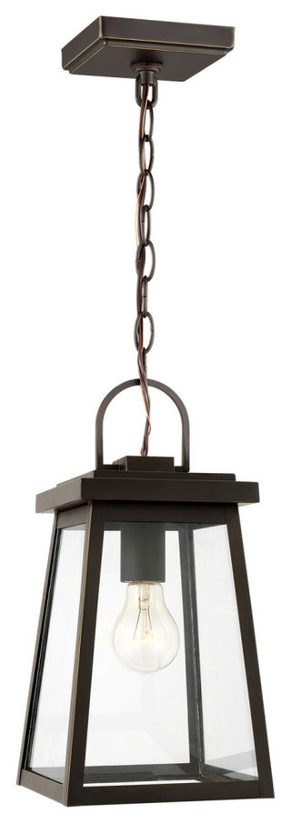 Founders 1-Light Outdoor Pendant, Antique Bronze