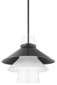 Jessy 1-Light Large Pendant, Old Bronze, Clear