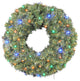 3' Pre-Lit Battery Operated Multi-Color LED Sequoia Wreath