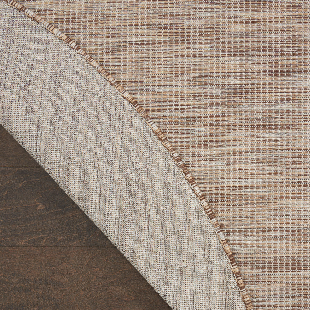 Nourison Positano Contemporary Area Rug, Beige, 8'xround