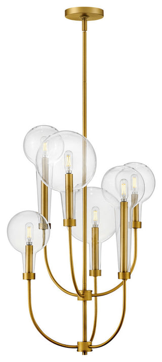 Hinkley Lighting 30525 Alchemy 6 Light 20"W Chandelier - Black