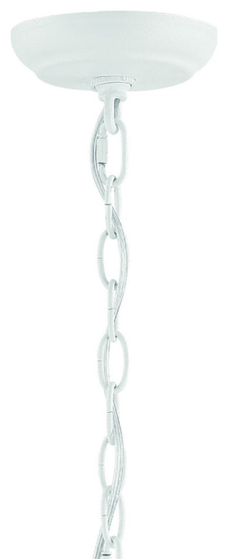 Broche 4 Light Chandelier in Matte White