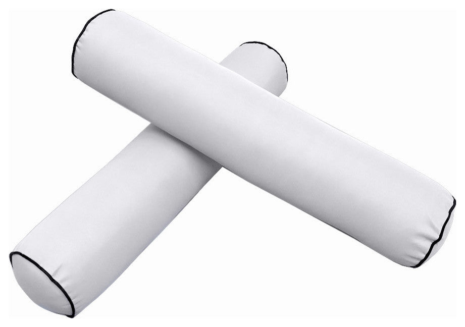 Style5 Twin Contrast Pipe Outdoor Mattress Bolster Slip Cover COMPLETE SET AD105