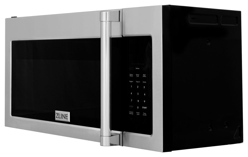 ZLINE 30" Over the Range Microwave Traditional Handle and Charcoal Filters