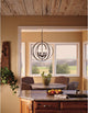 6-Light Foyer, Antique Bronze