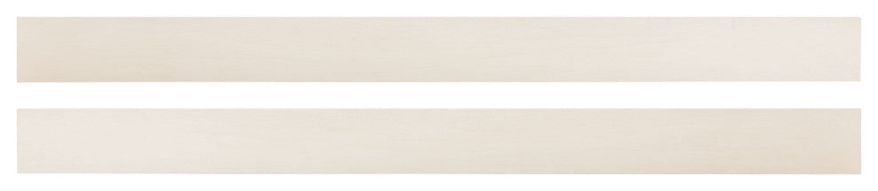 Westfield 76"W Wood Bed Rails, Set of 2, Brushed White
