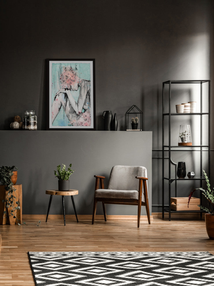 "Speechless" Framed Painting Print, 30x45