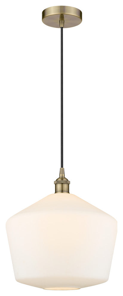 Innovations 616-1P-AB-G651-12 1-Light Mini Pendant, Antique Brass