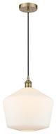 Innovations 616-1P-AB-G651-12 1-Light Mini Pendant, Antique Brass