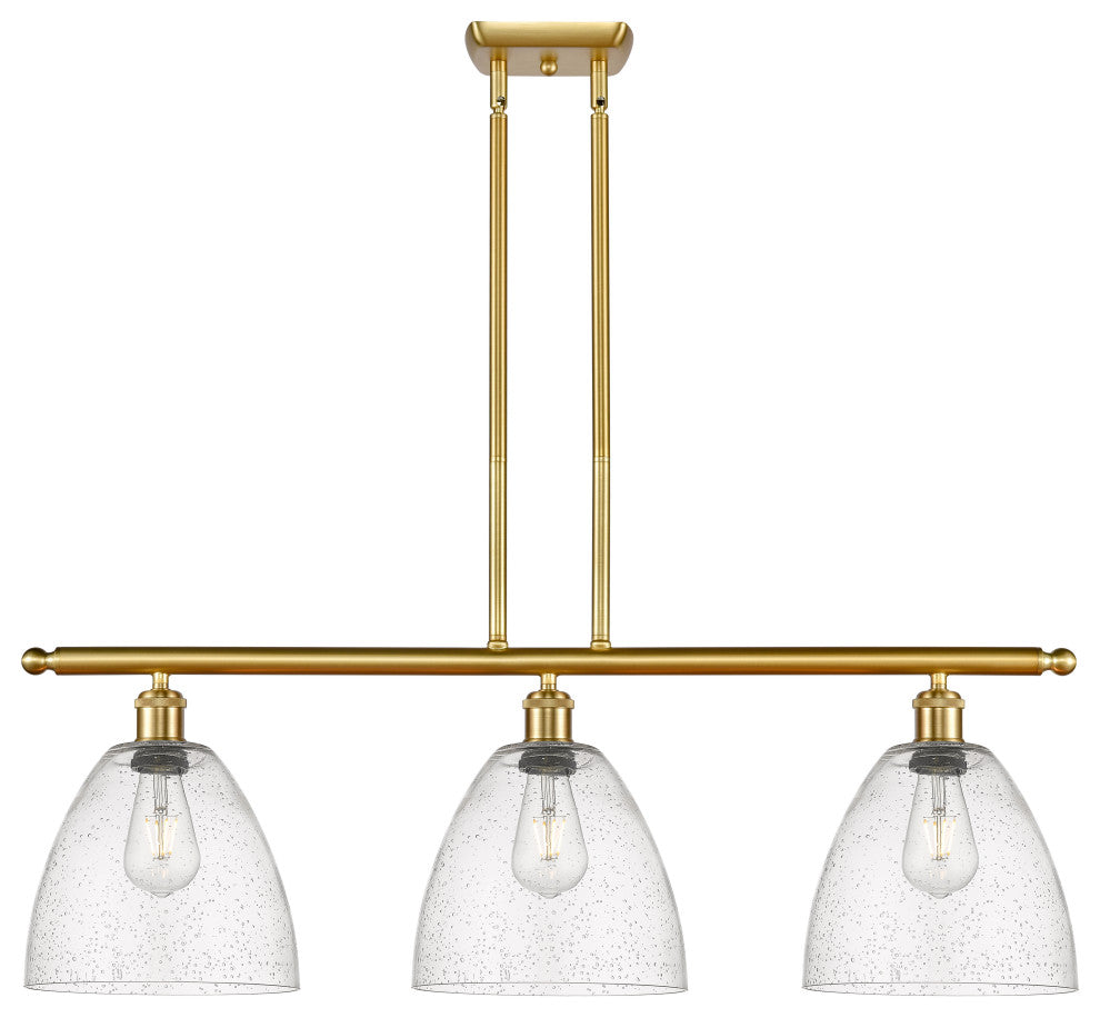Innovations 516-3I-SG-GBD-94-LED 3 Light Island Light, Satin Gold