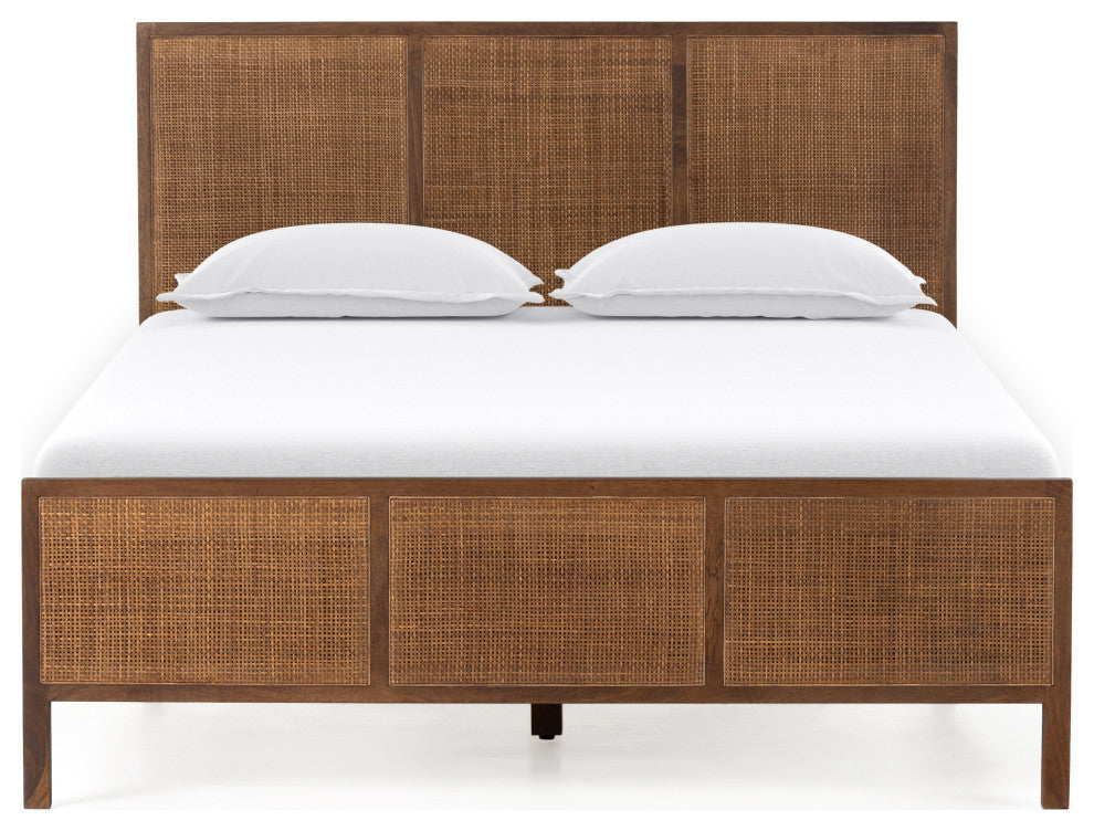 Sydney Bed-Brown Wash-Queen