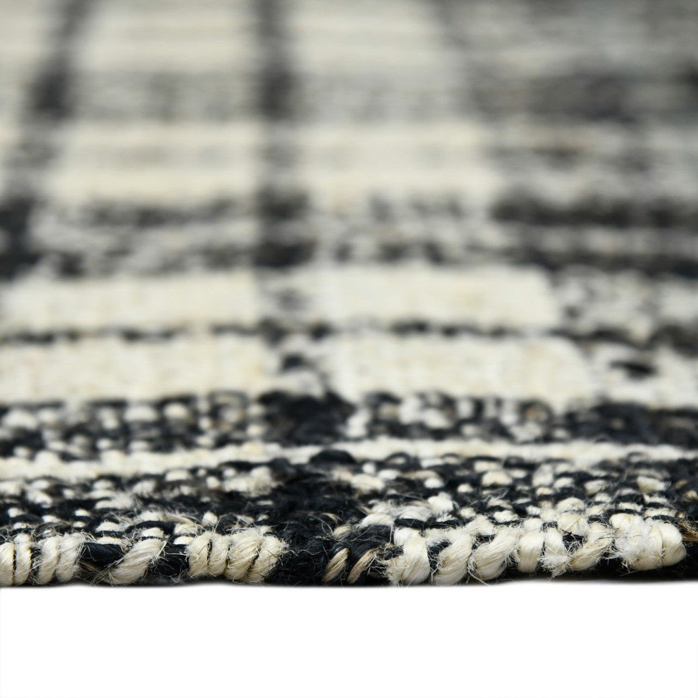 Hampton Eastwood Area Rug, Charcoal, 8' x 10', Plaid
