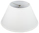 Fenchel Shades 10"x19"x11" Spider Attachment Empire Lamp Shade, Linen White