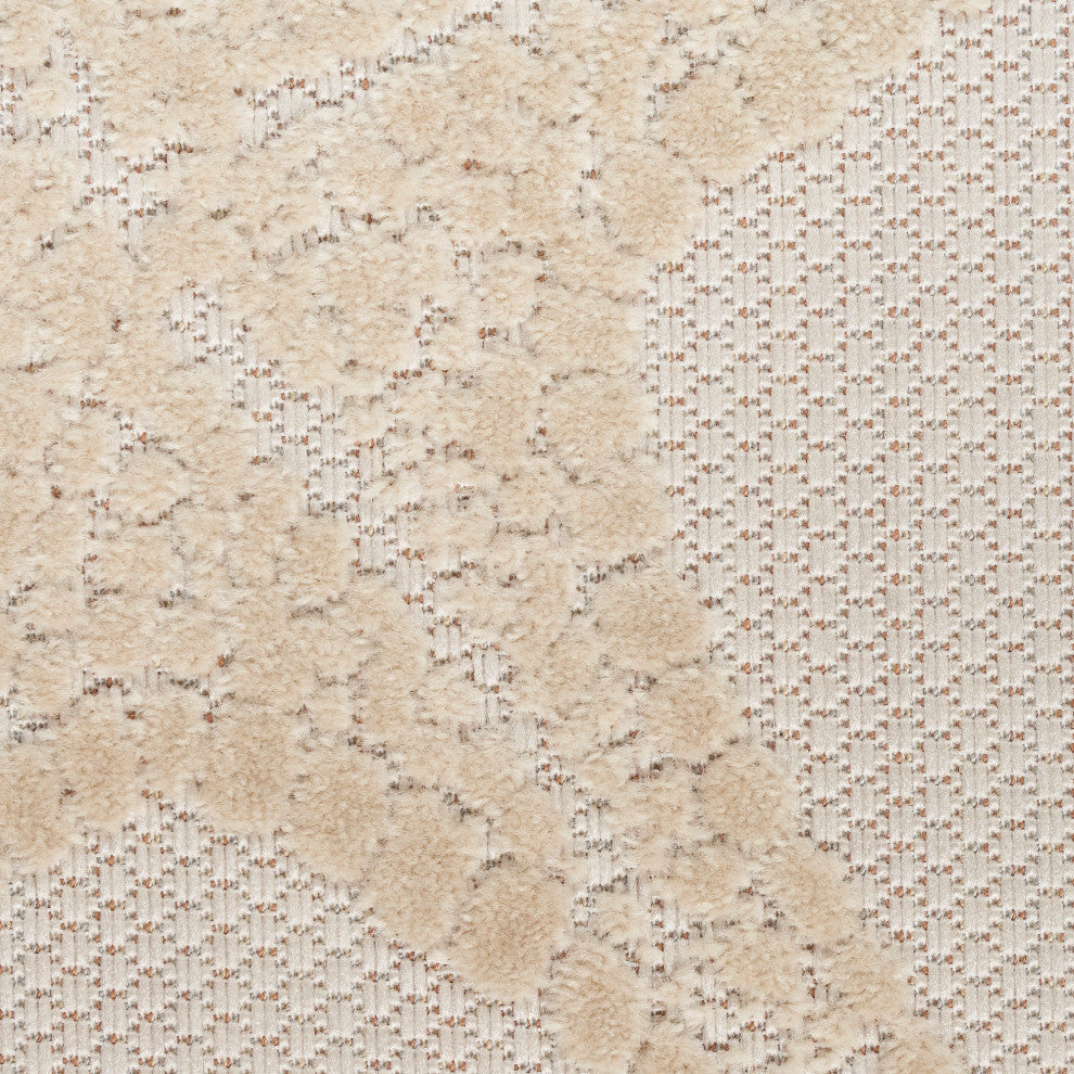 Nourison Aloha 9' x 12' Ivory Multicolor Outdoor Area Rug