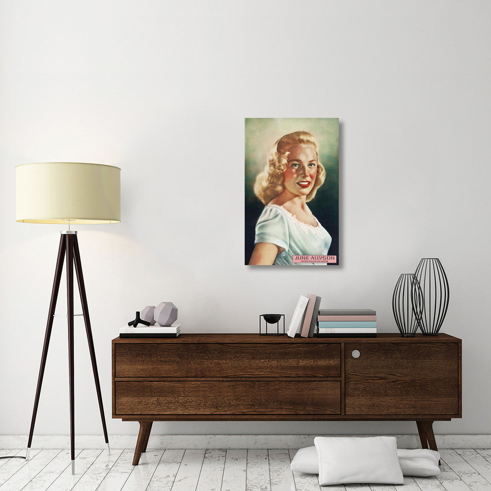 "June Allyson" Stretched Canvas Giclee by Hollywood Photo Archive, 23x36"