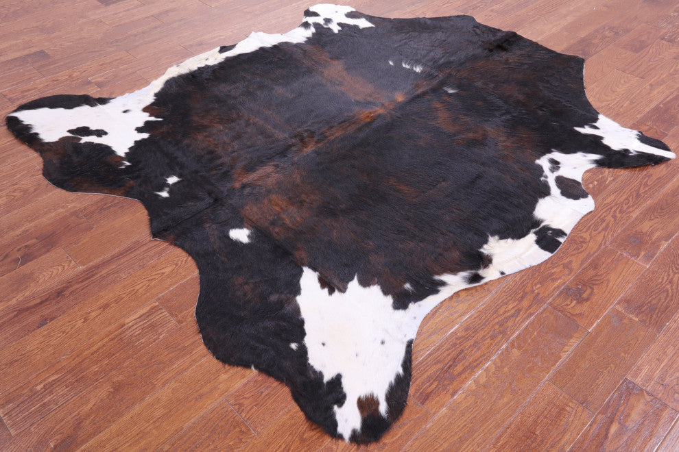 Organic Natural Hair-On Cowhide Area Rug 7' 1" X 6' 6" C1478