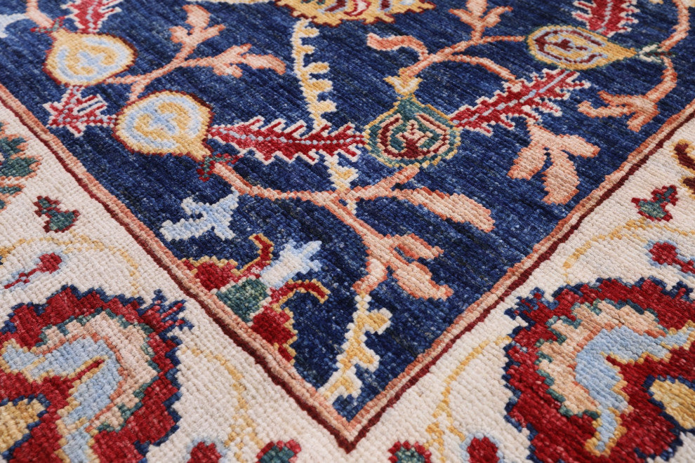 Persian Tabriz Handmade Wool Runner Rug 2' 7" X 9' 10" Q8398
