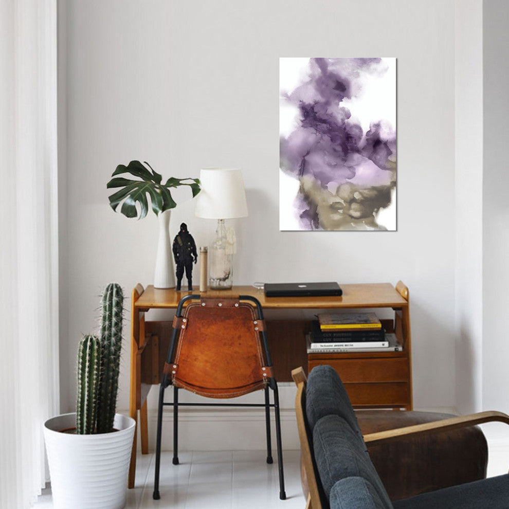 "Derive In Amethyst I" by Daniela Hudson, Canvas Print, 18"x12"