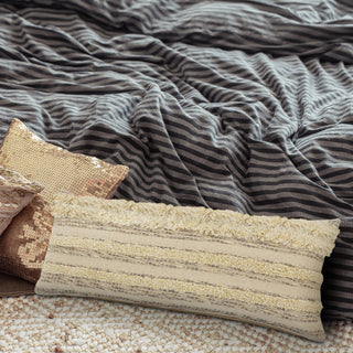 Gold Thread Luxury Throw Pillow