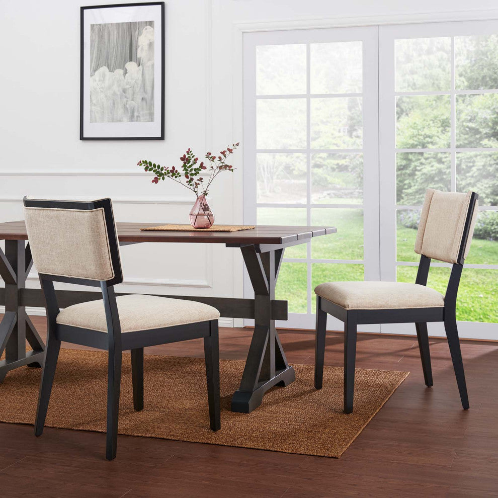 Esquire Dining Chairs, Set of 2, Beige