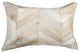 Torino Chevron Pillow, Natural, 12"x20"
