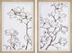 Flowery Branches Diptych, 2-Piece Set, 16x24 Panels