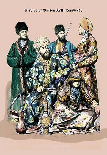 Empire of Butten, 19th Century- Fine Art Giclee Print 24" x 36"