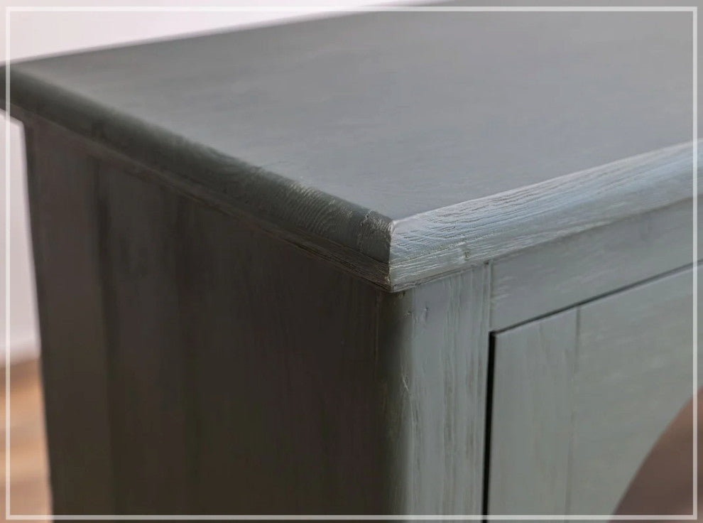 Celtic Solid Wood Console / TV Stand / Sideboard - 71" - Green