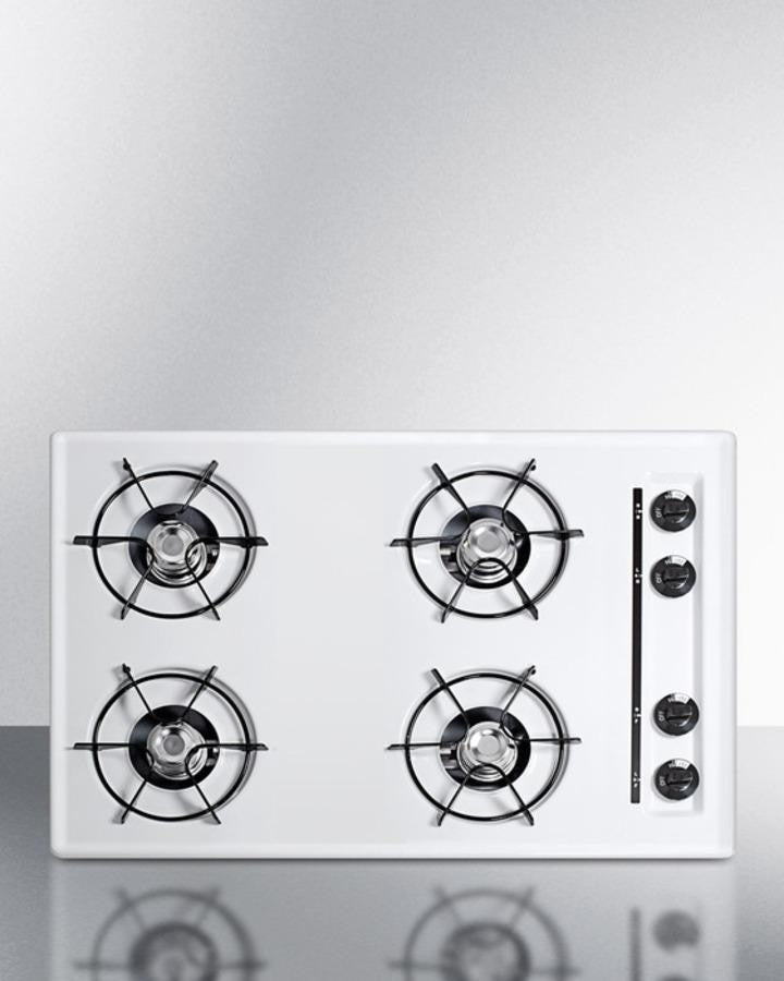 30" Wide Gas Cooktop, 4-Burners and Battery Start Ignition WNL05P